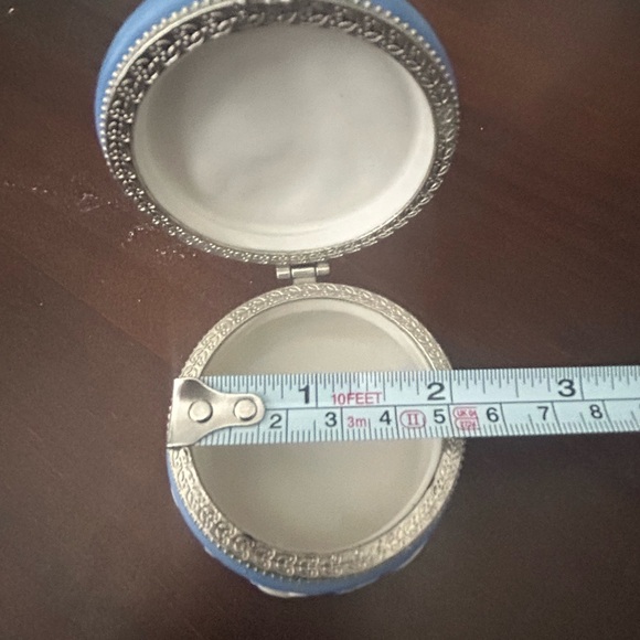 Blue Ceramic Angel Trinket Box - Picture 7 of 7